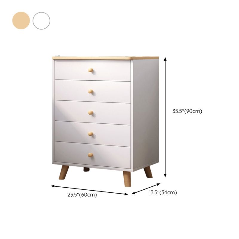 Contemporary Combo Dresser Solid Wood Bachelor's Chest for Home Clearhalo 'Bedroom Furniture' 'Dressers & Chests' 'dressers_chests' 'furn' 'furn_dressers_chests' 'Furniture' 1200x1200_2ff83fd9-33e9-425d-a231-56167fe14d3e
