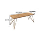 Rectangle Luxury Dining Table Wood Color Fixed Table of Solid Wood with 4 Legs Clearhalo ' dining_table' 'Dining Tables & Seating' 'Dining Tables' 'furn' 'furn_dining_table' 'Furniture' 'furniture_dining_table' 'Kitchen & Dining Furniture' 'kitchen&dining_furn' 'kitchen' 'kitchen_dining_table' 1200x1200_2ff8d9d3-5f49-4e50-a2f6-4f2ad87a0064
