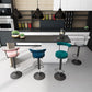 Glam Liftable Backrest Counter Stool Steel Kitchen Bar Stool with Cushion and Pedal Clearhalo 'Bar Furniture' 'Bar Stools' 'bar_stools' 'furn' 'furn_bar_stools' 'Furniture' 'furniture_bar_stools' 'Kitchen & Dining Furniture' 1200x1200_2ffa7eee-0093-4d89-b78f-694fdfba94ba