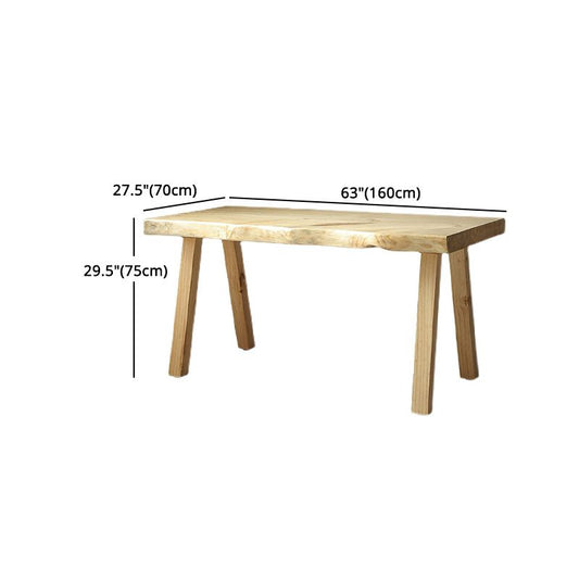 Modern 1/2/5 Pieces Rectangle Dining Set Solid Wood Dining Table with Chairs Clearhalo 'Dining Room Sets' 'Dining Tables & Seating' 'dining_room_set' 'furn' 'furn_dining_room_set' 'Furniture' 'furniture_dining_room_set' 'Kitchen & Dining Furniture' 1200x1200_2ffddcf4-acb8-4189-b1c4-c636c7519a83