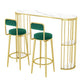 Modern Style Bar Table Set 1/2/3 Pieces Stone Rectangle Bistro Set for Indoor Clearhalo 'Bar Furniture' 'furn' 'furn_home_bar_bar_sets' 'Furniture' 'Home Bars & Bar Sets' 'home_bar_bar_sets' 'Kitchen & Dining Furniture' 1200x1200_2ffdf91d-40c2-461b-ac52-79fbae675b76