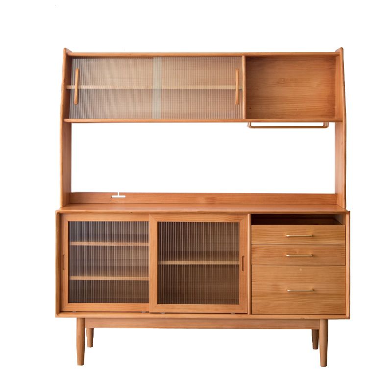 Moderno moderno mobile per porte di vetro a buffet per sala da pranzo