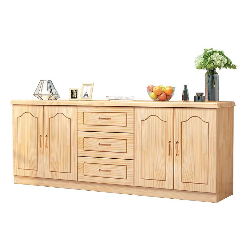 Console de télévision de stockage fermé de style moderne avec 3 tiroirs