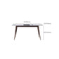 Rectangle Grey Dining Table Rubberwood Solid Wood Legs Dining Table Clearhalo 'Dining Tables & Seating' 'Dining Tables' 'dining_table' 'furn' 'furn_dining_table' 'Furniture' 'Kitchen & Dining Furniture' 1200x1200_2fff4888-a55a-4112-9362-d409f9b35fa3