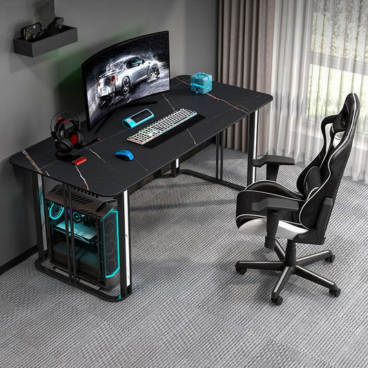 Industriële kantoorbureau antieke afwerking Computerbureau met metalen benen