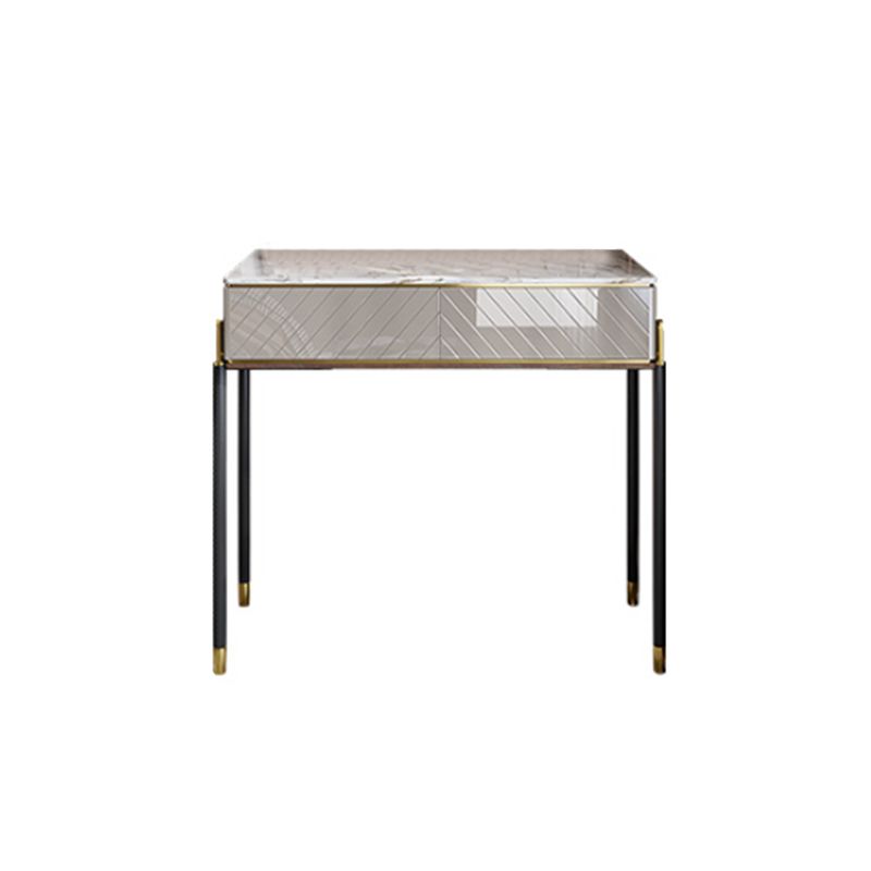 Set di vanità da 30 "con sgabello da toep da trucco in pietra a 1 traino