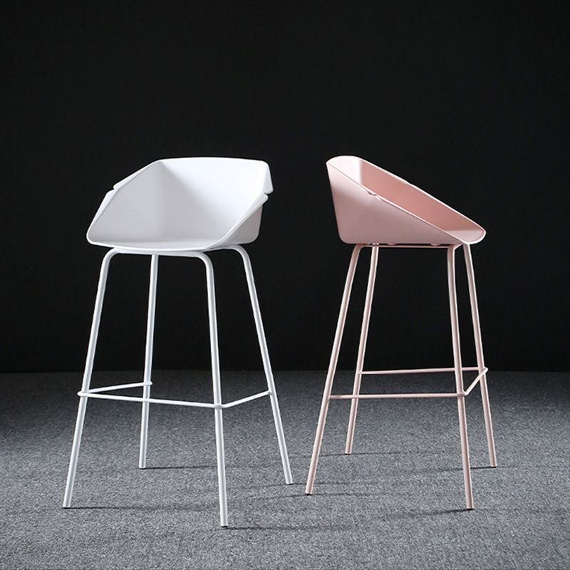 29-Inch Modern Counter Bar Stool Armless Plastic Indoor Bar Stool with Footrest Clearhalo 'Bar Furniture' 'Bar Stools' 'bar_stools' 'furn' 'furn_bar_stools' 'furniture_bar_stools' 'Kitchen & Dining Furniture' 'kitchen&dining_furn' 'kitchen' 'kitchen_furn' Furniture' 1200x1200_300557a9-4c5b-4fb1-84ec-bcba81f3628d