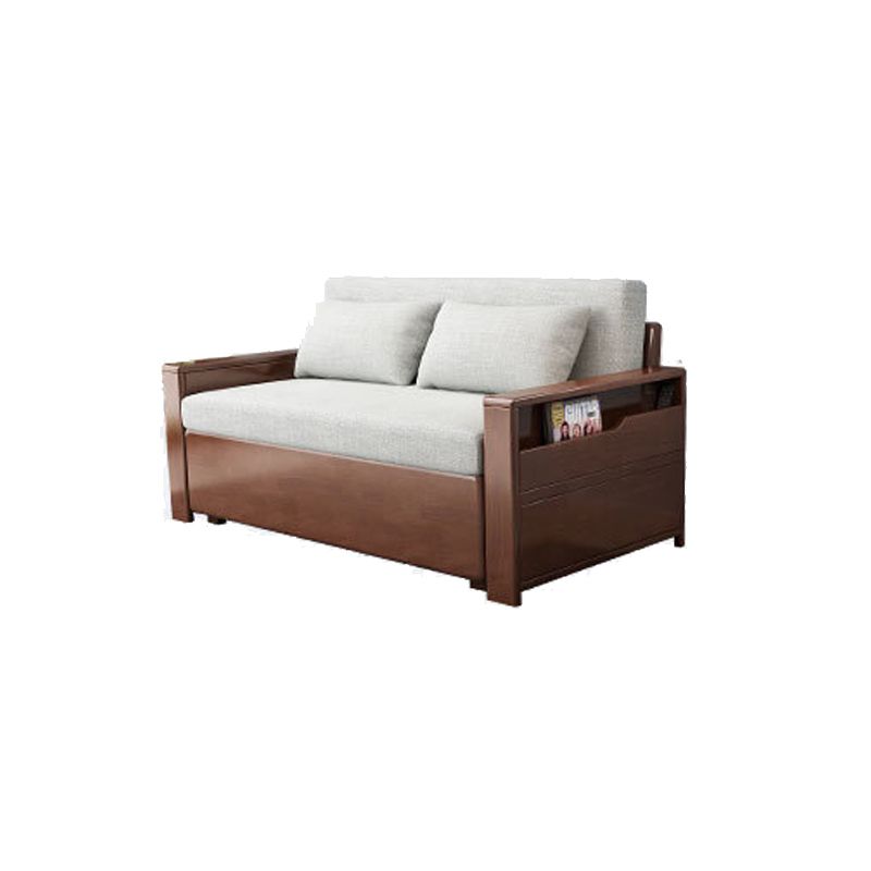 31.49" Wide Sleeper Sofa Linen Square Arms Sofa Bed with Upholstered Clearhalo 'furn' 'furn_futons' 'Furniture' 'Futons & Daybeds' 'Futons' 'Living Room Furniture' 1200x1200_30060cd4-5077-4844-a2bf-f9fd255e7077