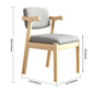 Contemporary Dining Arm Chair Open Back Chair with 4 Legs for Home Use Clearhalo ' kitchen&dining_furn' 'Dining Chairs' 'Dining Tables & Seating' 'dining_chair' 'furn' 'furn_dining_chair' 'Furniture' 'furniture_dining_chair' 'Kitchen & Dining Furniture' 'kitchen' 1200x1200_30062330-c4d3-4bc0-bb6f-65893eb1dd12
