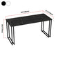 Industrial Dining Table Sintered Stone Table with Double Metal Pedestal for Dining Room Clearhalo ' dining_table' 'Dining Tables & Seating' 'Dining Tables' 'furn' 'furn_dining_table' 'Furniture' 'furniture_dining_table' 'Kitchen & Dining Furniture' 'kitchen&dining_furn' 'kitchen' 'kitchen_dining_table' 1200x1200_300749a7-cda2-488f-95d5-bb11650f29d4