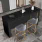 Contemporary Dining Sintered Stone Table Rectangle Bar Counter Table for Home Clearhalo 'Bar Furniture' 'Bar Tables' 'bar_tables' 'furn' 'furn_bar_tables' 'Furniture' 'furniture_bar_tables' 'Kitchen & Dining Furniture' 1200x1200_300882ec-606a-47bb-8cc5-a76237d7b527