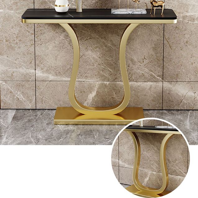 Tavolo da coprone da 31,5 "H con tavolo console di base per piedistallo per il corridoio