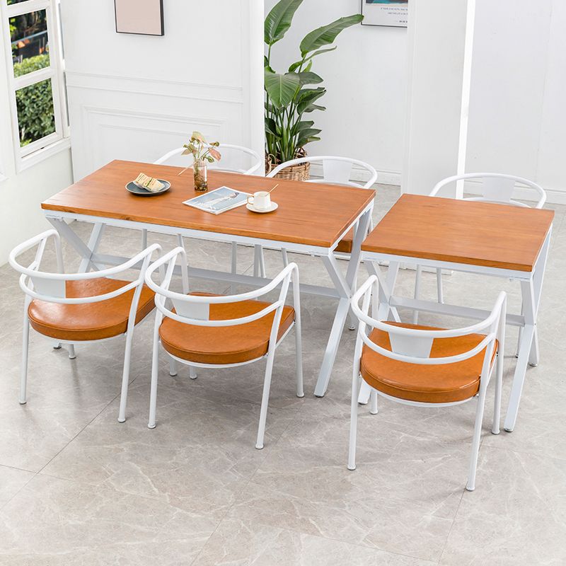 Modern 1/3/5 Pieces Dining Set Rectangle Wood Dining Table Set for Dining Room Clearhalo 'Dining Room Sets' 'Dining Tables & Seating' 'dining_room_set' 'furn' 'furn_dining_room_set' 'Furniture' 'furniture_dining_room_set' 'Kitchen & Dining Furniture' 'kitchen&dining_furn' 'kitchen' 1200x1200_300b8ec5-3595-4328-b538-5f6befe5df51