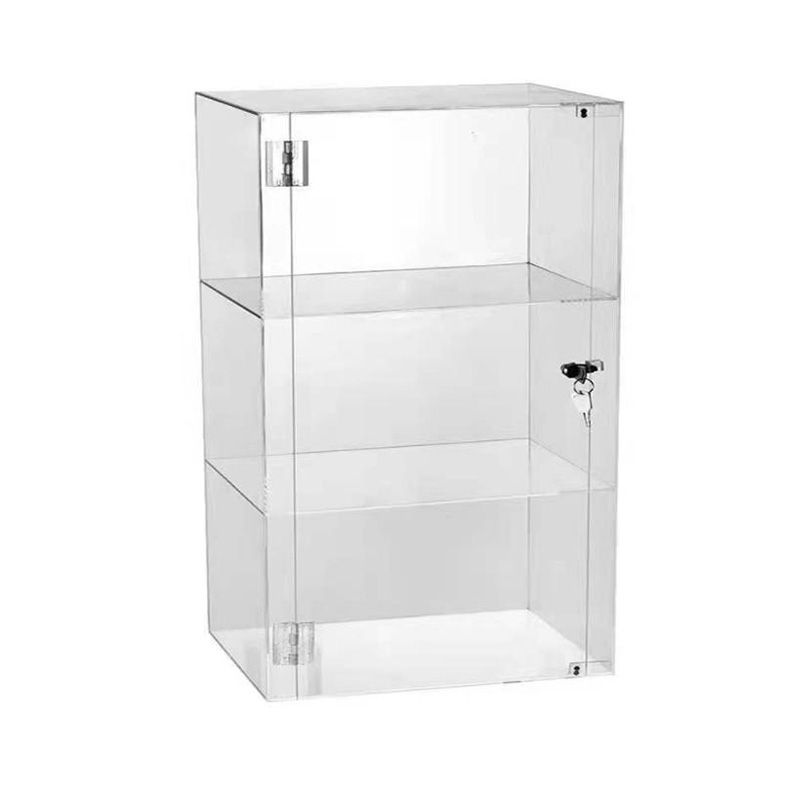 Moderne acryl display Stand Clear Display Cabinet met verstelbare planken