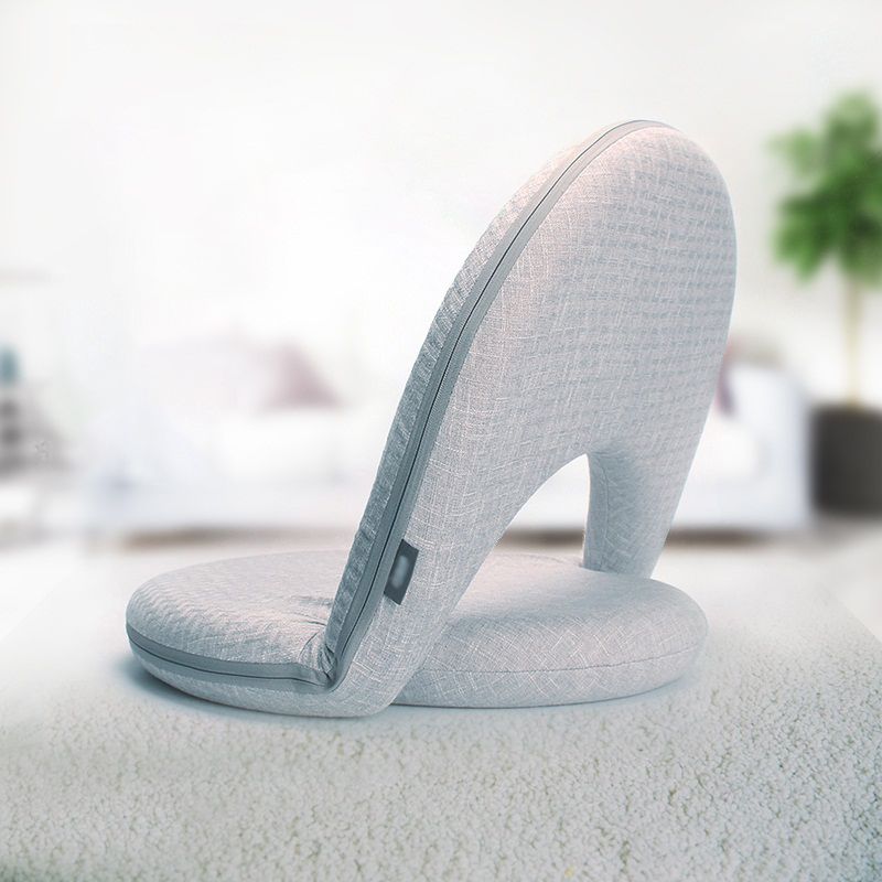 20.08 "L x 19.69" W x 19.69 "H Moderne Split Back Armloze stoel voor woonkamer