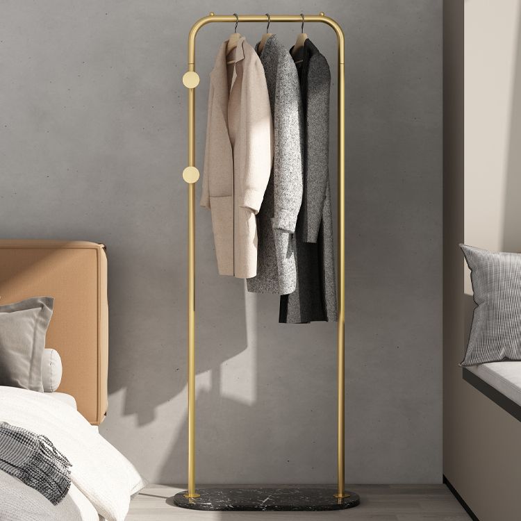 Moderner Kleiderregal 2 Haken Feste Farbmetallhalle mit Marmorboden