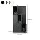 Steel Wardrobe Armoire with Lock Hinged Wardrobe Cabinet for Home