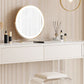 Stone Top Make-up Vanity White Wood Dressing Table with 2 Storage Drawers Clearhalo 'Bedroom Furniture' 'furn' 'furn_makeup_vanities' 'Furniture' 'Makeup Vanities' 'makeup_vanities' 1200x1200_301d0702-7d70-4fdd-a4e1-096783cfe5ac