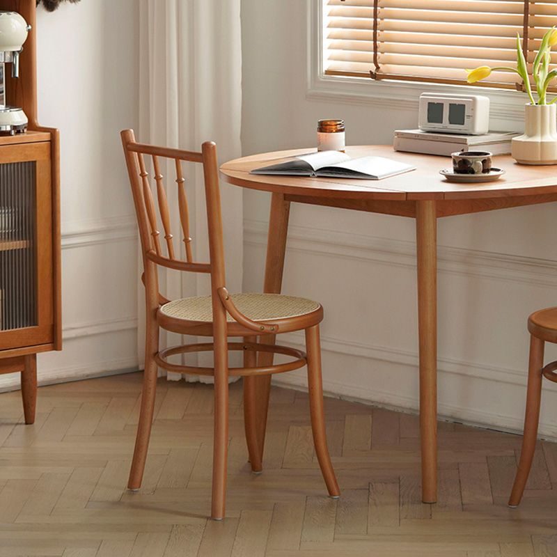 Modern Slat Back Side Chair Solid Wood Indoor Dining Chair for Living Room Clearhalo 'Dining Chairs' 'Dining Tables & Seating' 'dining_chair' 'furn' 'furn_dining_chair' 'Furniture' 'Kitchen & Dining Furniture' 1200x1200_301d28ad-b8b0-467c-bdf5-cc7b93620829
