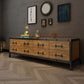 19.69"H TV Stand Industrial Style Solid Wood Brown TV Console with Drawers Clearhalo 'furn' 'furn_tv_stands_entertainment_centers' 'Furniture' 'Living Room Furniture' 'TV Stands & Entertainment Centers' 'TV Stands & Media Storage Furniture' 'tv_stands_entertainment_centers' 1200x1200_301dcae2-59bb-4bd4-a161-04522385d1e1