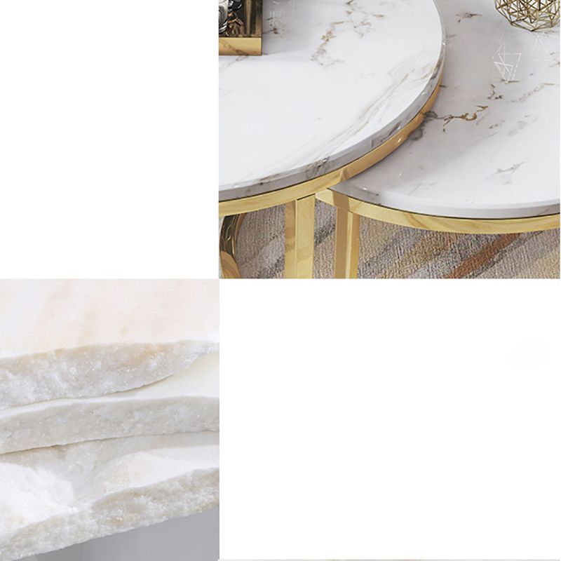 Glam Office Desk Rectangular Marble Writing Desk with Metal Legs Clearhalo 'furn' 'furn_office_desk' 'Furniture' 'Office Desks' 'Office Furniture' 'office_desk' 1200x1200_301ee96b-1f3d-4d5c-8eaa-138185b71400