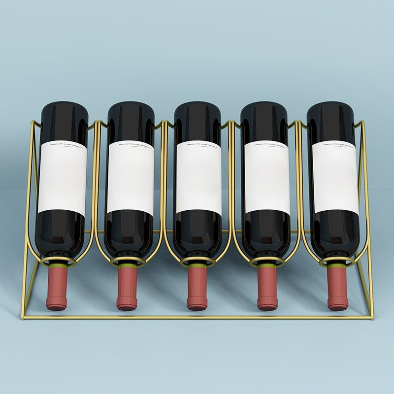 Metalen aanrechtwijnhouder Hedendaags flessenrek enkele rail