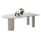 Metal Contemporary Free Form Table White Marble Top Table for Dining Room and Kitchen Clearhalo ' dining_table' 'Dining Tables & Seating' 'Dining Tables' 'furn' 'furn_dining_table' 'Furniture' 'furniture_dining_table' 'Kitchen & Dining Furniture' 'kitchen&dining_furn' 'kitchen' 'kitchen_dining_table' 1200x1200_3022b5c2-20d0-4589-9774-f8dbf663339d