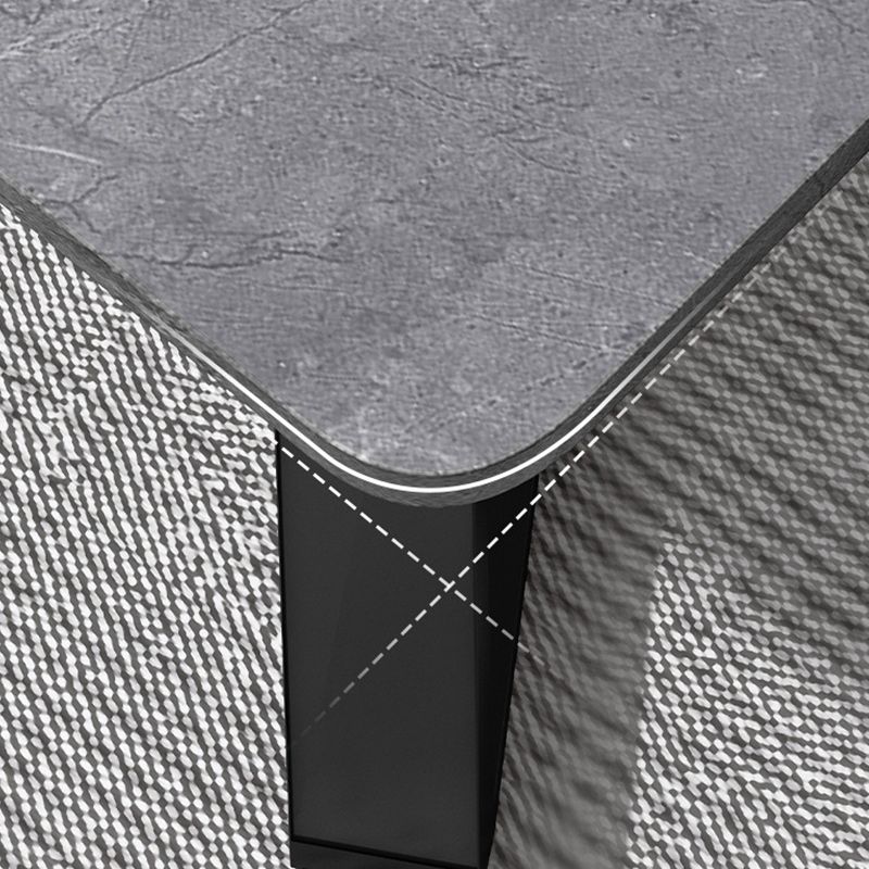 Stone Contemporary Coffee Table Standard Single Cocktail Table
