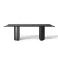 Solid Wood Black Tone Table Simplicity Double Pedestal Table for Dining Room Clearhalo ' dining_table' 'Dining Tables & Seating' 'Dining Tables' 'furn' 'furn_dining_table' 'Furniture' 'furniture_dining_table' 'Kitchen & Dining Furniture' 'kitchen&dining_furn' 'kitchen' 'kitchen_dining_table' 1200x1200_30237668-34ba-45c4-aa92-4132a2f4588b