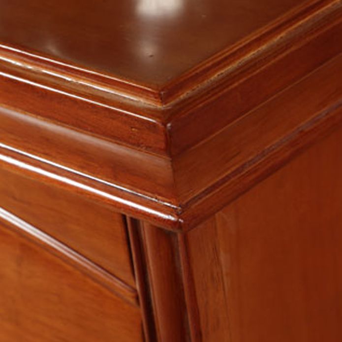 Vertikale Eiche Aufbewahrungstorte Tradition traditionelle Dessouskiste mit 3 /4 /5 -Schubladen