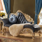 Genuine Leather Accent Chair Traditional Solid Wood Rolled Arms Chaise Clearhalo 'Chairs & Seating' 'Chaise Lounge' 'chaise_lounge' 'furn' 'furn_chaise_lounge' 'Furniture' 'Living Room Furniture' 1200x1200_3026c52a-8b6e-4ced-bd50-b19e69bb391f