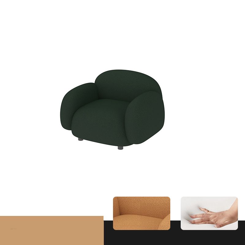 現代的な27.56 "Hフェイクレザースクエアアームソファリビングルーム