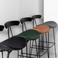 Industrial Black Counter Stools Iron Upholstered Bar Stools Bristol with Contoured Seat Clearhalo 'Bar Furniture' 'Bar Stools' 'bar_stools' 'furniture_bar_stools' 'Kitchen & Dining Furniture' 'kitchen&dining_furn' 'kitchen' 'kitchen_furn' Furniture' 1200x1200_302d9890-53a7-45d2-b224-d9afce5d9ec0