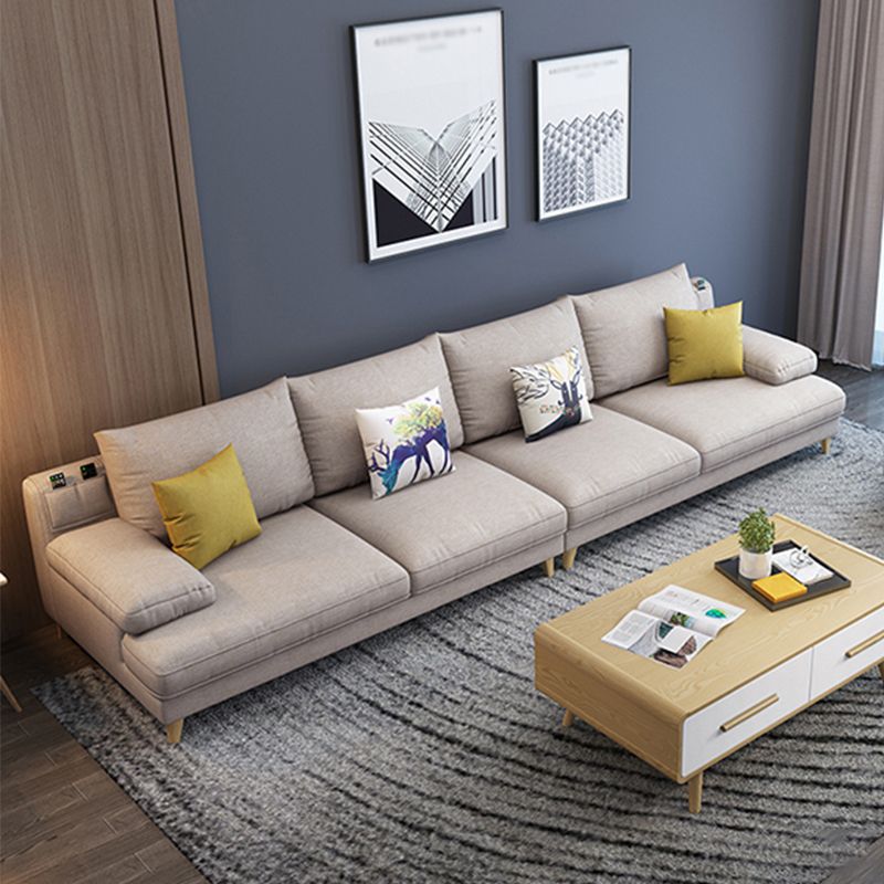 34.6"High Pillow Top Arm Sectional Contemporary Cushion Back for Living Room Clearhalo 'furn' 'furn_sectionals' 'Furniture' 'furniture_sectionals' 'kitchen' 'kitchen_sectionals' 'Living Room Furniture' 'Sectionals' 1200x1200_302ed923-0a76-4e5b-bcb4-3101017cb020