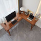 Modern Solid Wood Writing Desk Corner 29.53-inch Tall Office Desk with H-Shape Base Clearhalo 'furn' 'furn_office_desk' 'Furniture' 'Office Desks' 'Office Furniture' 'office_desk' 1200x1200_30330bf9-0a75-456b-8591-aa53a4bdfc8f