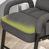 Sedia da scrivania in tessuto contemporaneo sedia da ufficio ad armi per ufficio a casa