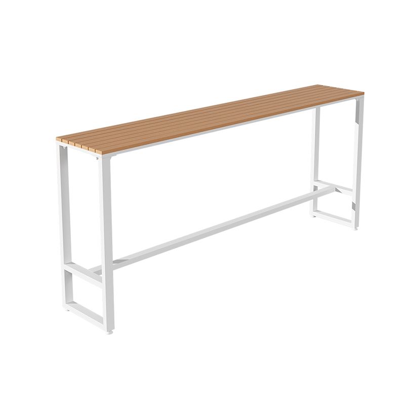 Industrial Rectangle Bar Table Set 1/5 Pieces Wood Counter Table Set Clearhalo 'Bar Furniture' 'furn' 'furn_home_bar_bar_sets' 'Furniture' 'Home Bars & Bar Sets' 'home_bar_bar_sets' 'Kitchen & Dining Furniture' 1200x1200_3035a3a3-07fb-4d2a-b519-09a29bf9be3c