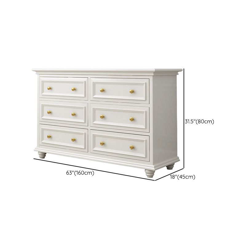 Ornate Traditional Double Dresser Birch Storage Chest with Drawers for Bedroom Clearhalo 'Bedroom Furniture' 'Dressers & Chests' 'dressers_chests' 'furn' 'furn_dressers_chests' 'Furniture' 1200x1200_3036918f-6f63-4508-82ea-48a61f4ecb30