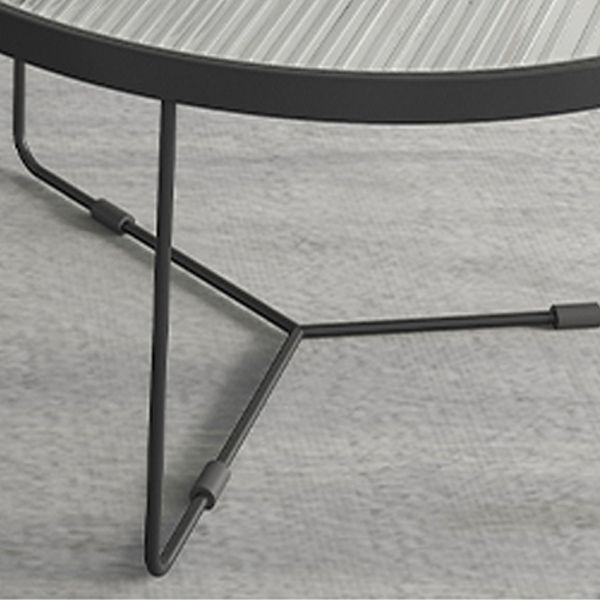 Contemporary Coffee Table Set Glass Round 2-Piece Coffee Cocktail Table Clearhalo 'Coffee & Accent Tables' 'Coffee Tables' 'coffee_tables' 'furn' 'furn_coffee_tables' 'Furniture' 'Living Room Furniture' 1200x1200_30378904-ef77-414f-b8d5-e77982cd4b3d