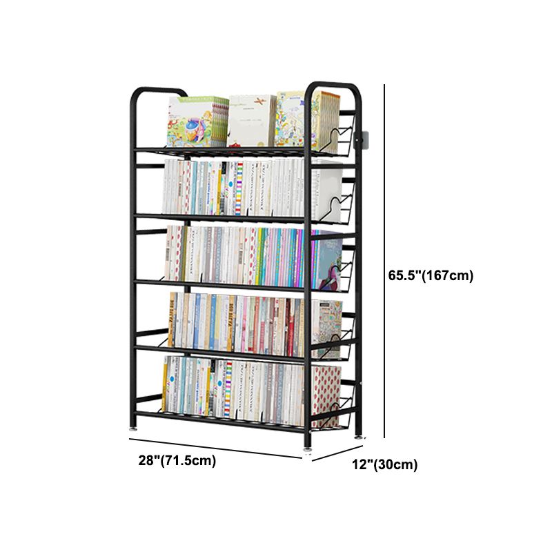 Urban Style Bookshelf Open Back Bookcase for Office and Study Room Clearhalo 'Bookcases' 'furn' 'furn_bookcases' 'Furniture' 'furniture_bookcases' 'Office Furniture' 1200x1200_303849c6-0b50-4987-b9bc-4c17849a24d2