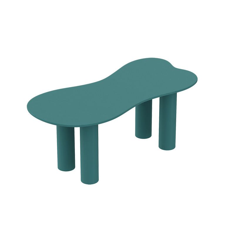 Bureau industriel vert en bois de cendres et bureau d'écriture en bois artificiel pour chambre à coucher