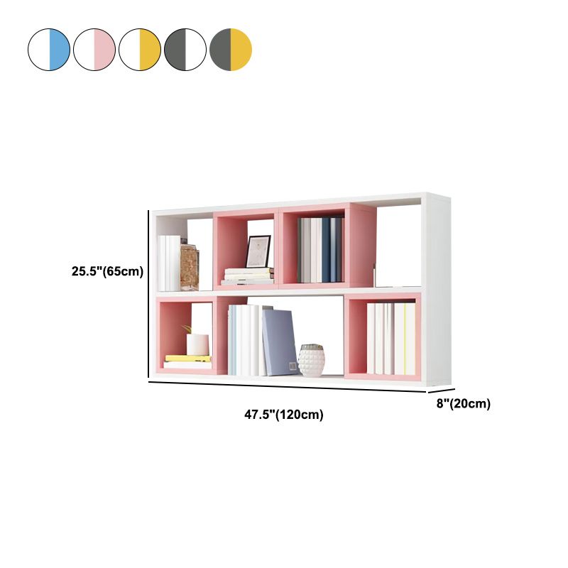 Modern Engineered Wood Book Shelf Wall gemonteerd gesloten achterste plank boekenkast voor thuis