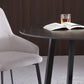 Metal Contemporary Dining Set 1/2/3 Pieces Black Stone Dining Table with Padded Chairs Clearhalo 'Dining Room Sets' 'Dining Tables & Seating' 'dining_room_set' 'furn' 'furn_dining_room_set' 'Furniture' 'Kitchen & Dining Furniture' 1200x1200_303aef0a-dccb-4ddd-99c8-70e24f270ab0