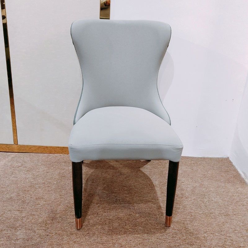 Contemporary Upholstered Dining Chairs Parsons Side Chair in Blue Clearhalo 'Dining Chairs' 'Dining Tables & Seating' 'dining_chair' 'furn' 'furn_dining_chair' 'Furniture' 'Kitchen & Dining Furniture' 1200x1200_303bbe84-1305-4fdc-9df4-e65ce87b5f17