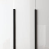 Moderne garderobe -kast met planken Engineered Wood Garderobe Armoire