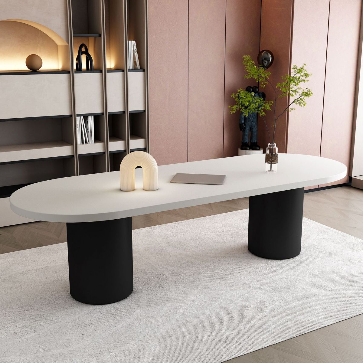 Solid Wood Office Desk Study Room and Office Contemporary Style Writing Desk Clearhalo 'furn' 'furn_office_desk' 'Furniture' 'furniture_office_desk' 'Office Desks' 'Office Furniture' 'office_desk' 1200x1200_303c9ff0-c9b5-4206-80f3-0d85a906ed68