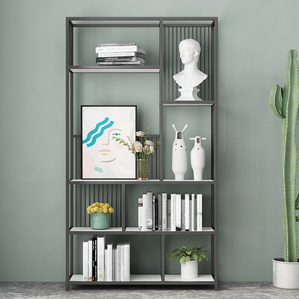 Gold and Black Etagere Bookshelf Scandinavian Iron Bookshelf for Home Office Clearhalo 'Bookcases' 'furn' 'furn_bookcases' 'Furniture' 'furniture_bookcases' 'Office Furniture' 1200x1200_303f9a3b-0306-47b4-892a-62d0f5a83f78
