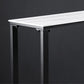 Industrial Rectangle Top Counter Table Stone Top 42-inch Height Table for Coffee Shop Clearhalo 'Bar Furniture' 'Bar Tables' 'bar_tables' 'furn' 'furn_bar_tables' 'Furniture' 'furniture_bar_tables' 'Kitchen & Dining Furniture' 1200x1200_3045953c-d68a-4fdd-8823-afa54441a5eb