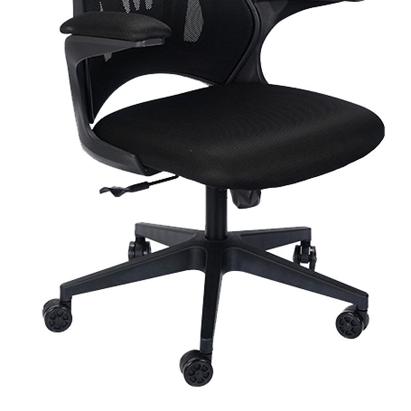 Modern Desk Chair Mesh Conference Chair High Back Chair in Black Clearhalo 'furn' 'furn_office_chair' 'Furniture' 'Office Chairs' 'Office Furniture' 'office_chair' 1200x1200_30480d12-625e-4de4-8398-662db8a11e23