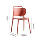 Contemporary Plastic Dining Armless Chair Open Back Dining Side Chair for Kitchen Clearhalo ' kitchen&dining_furn' 'Dining Chairs' 'Dining Tables & Seating' 'dining_chair' 'furn' 'furn_dining_chair' 'Furniture' 'furniture_dining_chair' 'Kitchen & Dining Furniture' 'kitchen' 1200x1200_304946fd-256d-4187-b2d3-c0e0394552f6